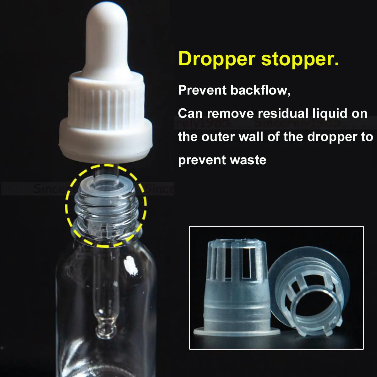 

100x18 мм/20 мм вставки для стеклоочистителей, вставки-переходники, вставки-капельницы, пробка-капельница для бутылок-капельниц Doterra Young Living