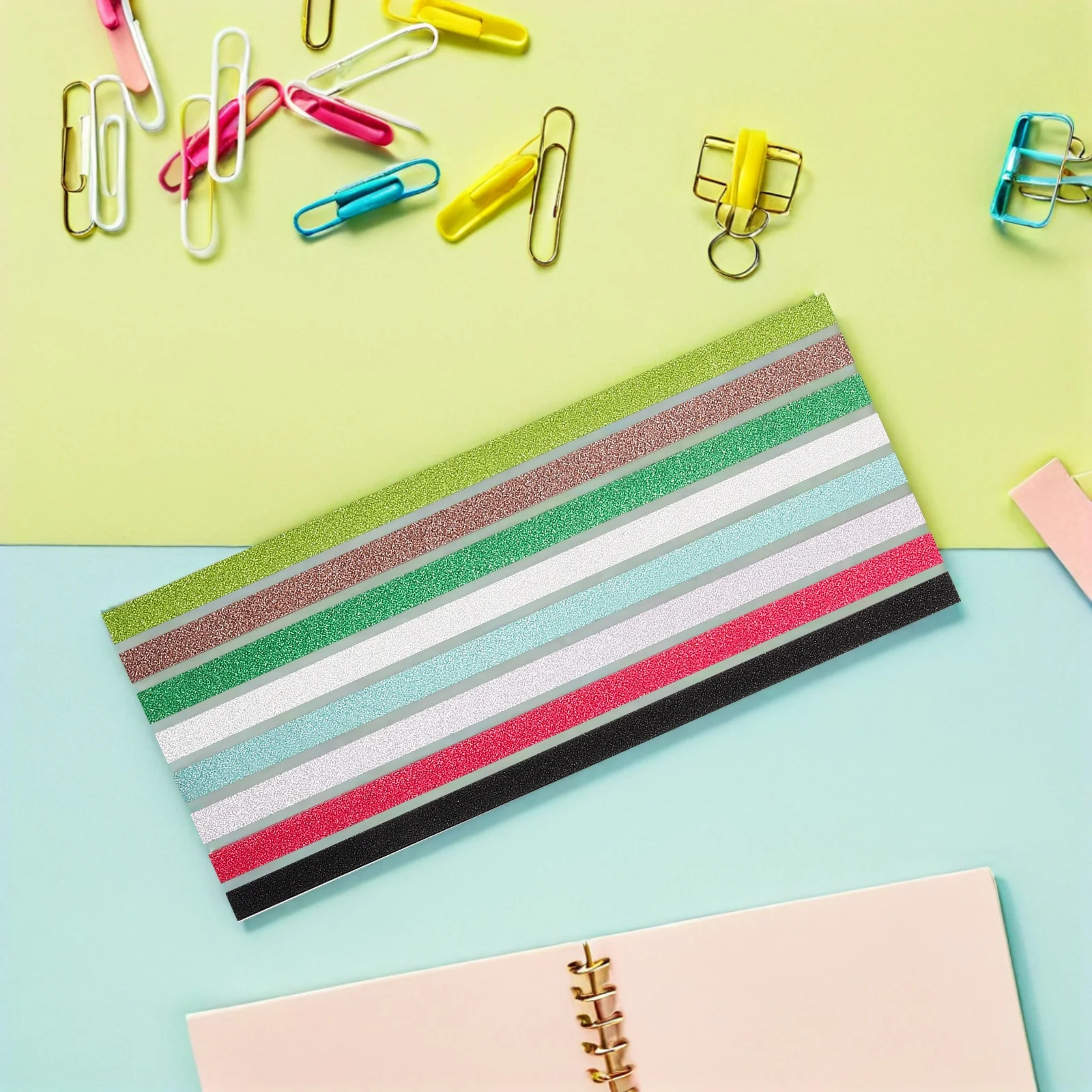 320 قطعة من ورق النجوم المتوهج بألوان قوس قزح أنماط DIY للحرف اليدوية والترفيه والعلاقة المضيئة على شكل نجمة