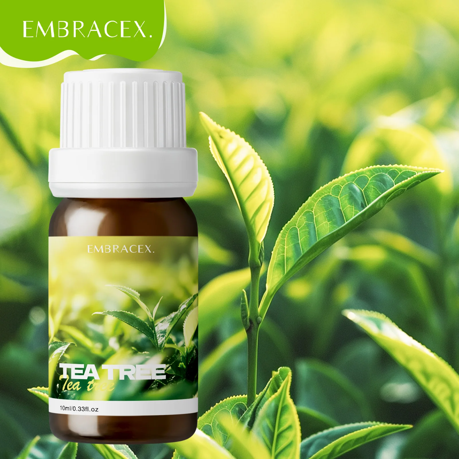 Tea Tree Oil For Diffusers,Diy Candle, Pure Plant Essential Oil 10ml Gift For Travel, Camping, Hiking