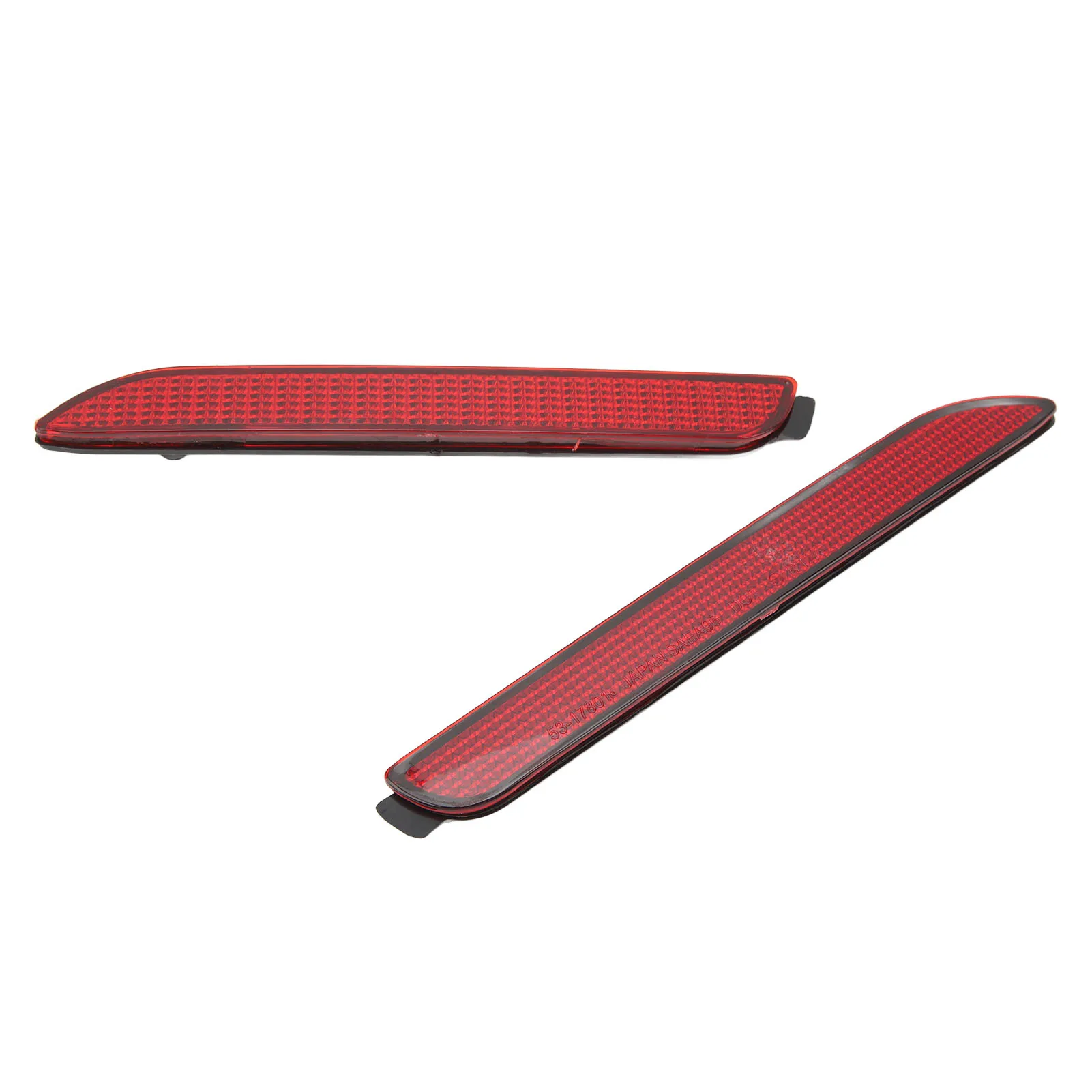 

2Pcs Rear Bumper Reflector Red Lens Pair 81920-08010 for Toyota Venza Lexus GX470 2003-2009 Car Rear Bumper Safety Reflector