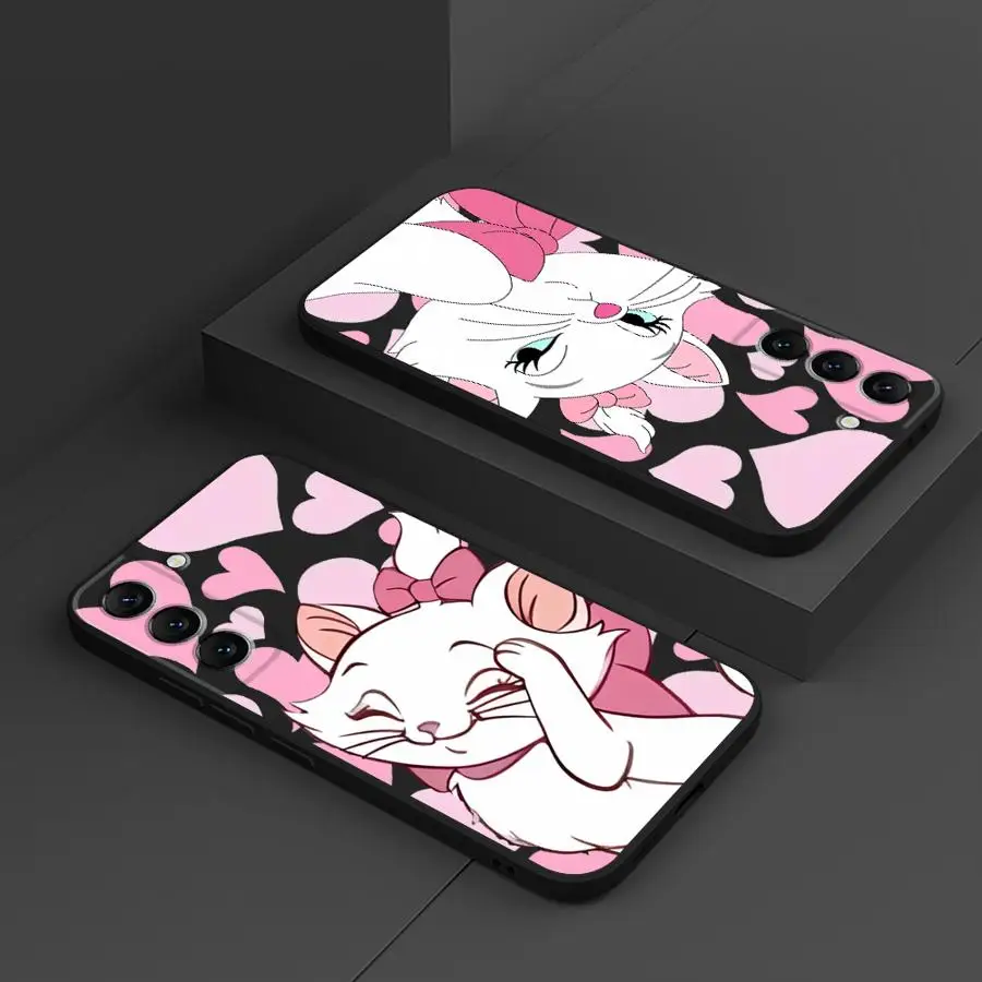 Disney Marie Cat Phone Case for Samsung Galaxy A10 A10e A10s A20 A20s A04s A30 A02 A40 A02s A03 A05 A05s A50 A05s A06 Cover