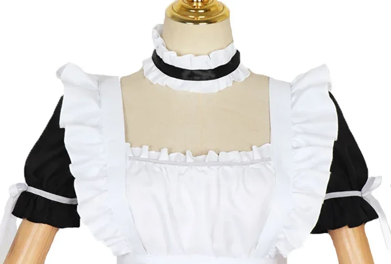 Anime Yosuga No Sora Cosplay Kasugano Sora Costume Women White Maid Uniform Kawaii Lolita Dress