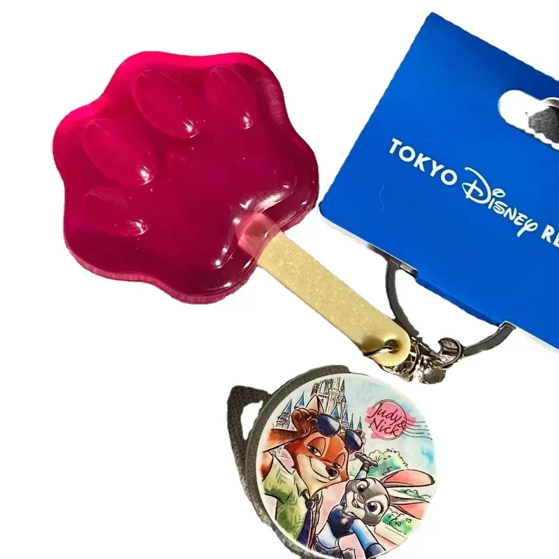 Kawaii ديزني Zootopia نيك وايلد المفاتيح جودي هوبس الجليد عصا مخلب سلسلة حقيبة الظهر قلادة فتاة عطلة هدية عيد ميلاد #6