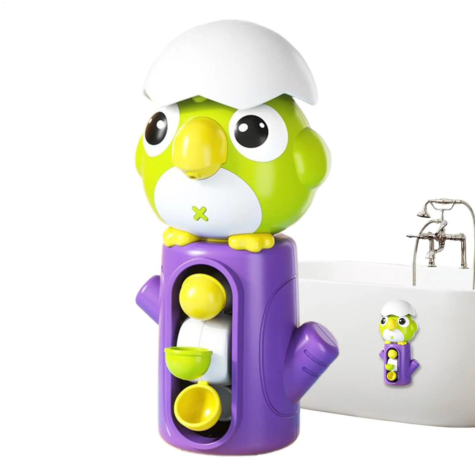 

Bath Toys For Kids Ages 3 Interactive Shower Water Toy Children Tub Water Rotating Bathing Game For Hotel Apartment Vacation