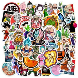 Autocollants étanches Dragon Ball Z Mix Anime, Super Saisuperb, Son Goku, décalcomanie moto, étui de téléphone mignon, emballage Kawaii, 10 pièces, 30 pièces, 50 pièces