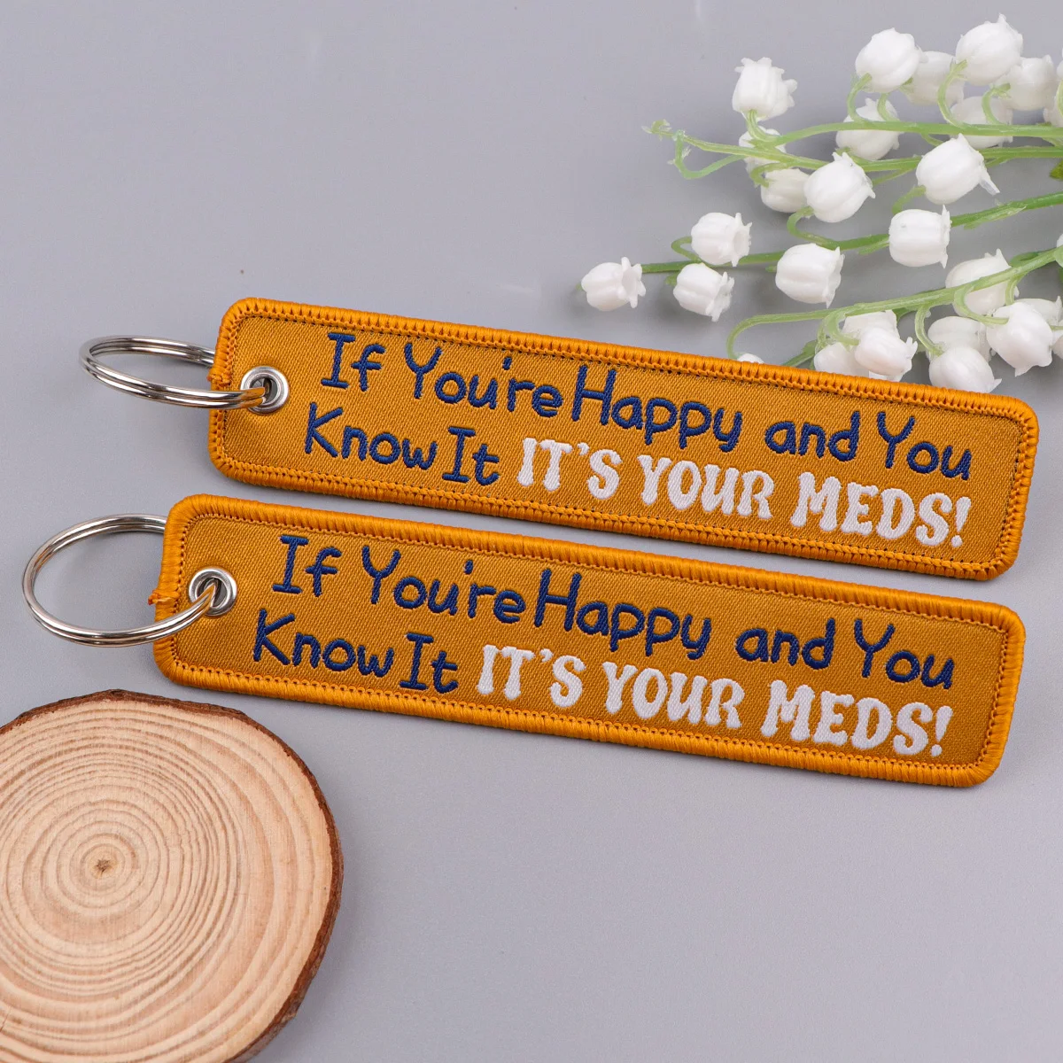 „IF YOU'RE HAPPY“ Stickerei-Sc – Embroidery Quote Bewertung und Preis