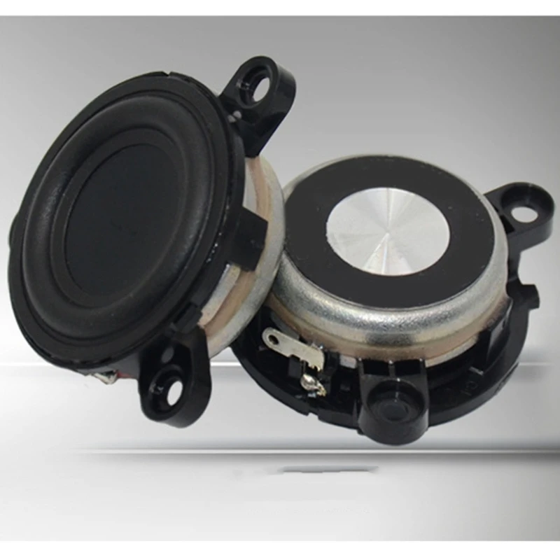 Midrange Speaker Hifi 1.75inch 40mm 60W 3.2Ohm Speaker Midrange Home Speaker Rubber Side DIY Sound System Replacement