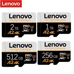 Lenovo Secure Digital Memory Card 128GB 64GB Camera SD Flash Memory Card 2TB For Digital SLR Camera Camcorder U3 Mini TF Card