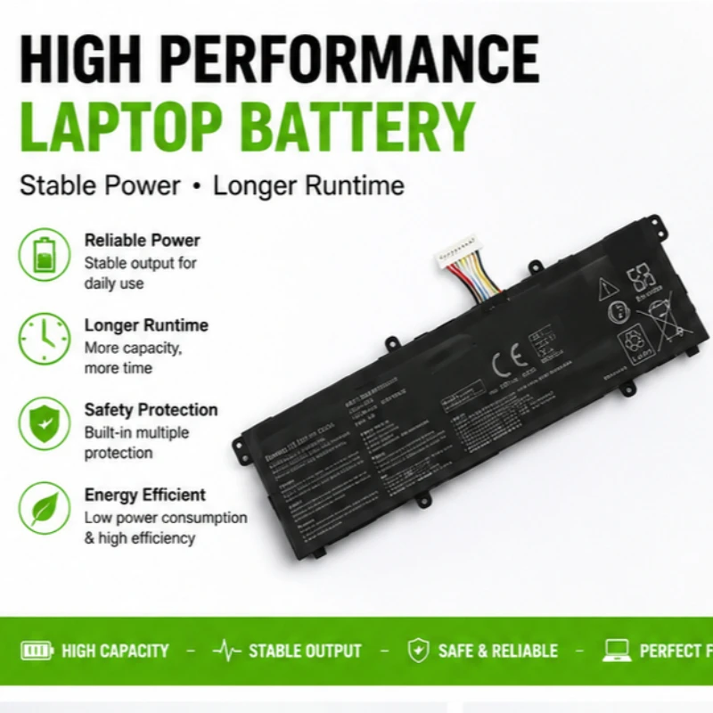 3640MAH Battery Life Is Strong and Suitable for ASUS X1502z V4050F/E M4050I ADOL14FQC REDOLBOOK14F Long-lasting Battery Pack