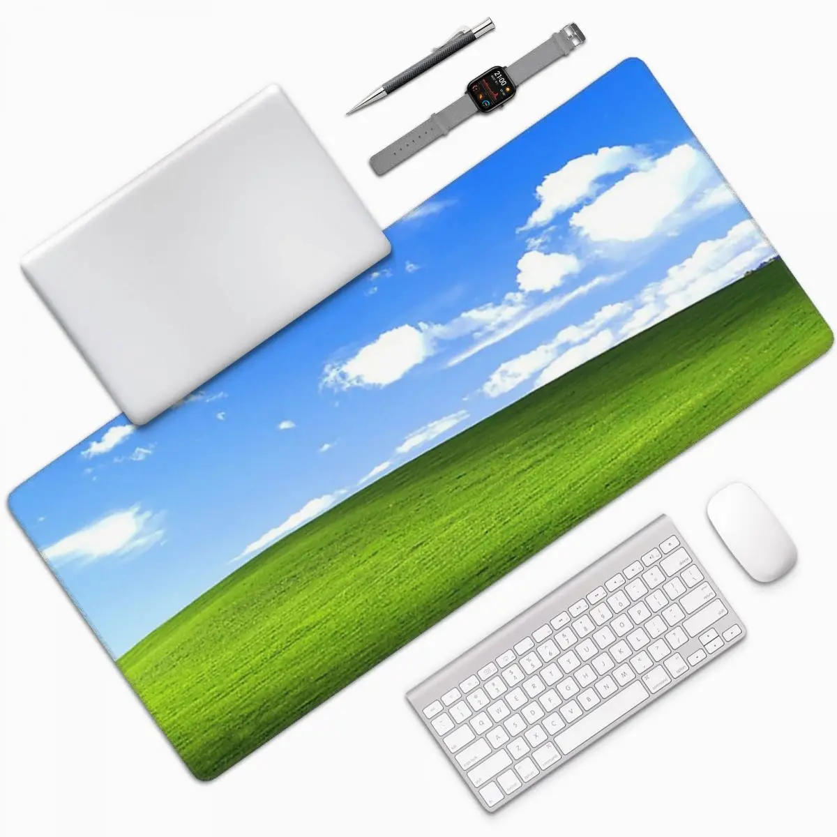 Windows XP Wallpaper Large Mouse Pad Computer Keyboard Mouse Mat Gamer PC Laptop Desk Mat Office Accessories Table Mats