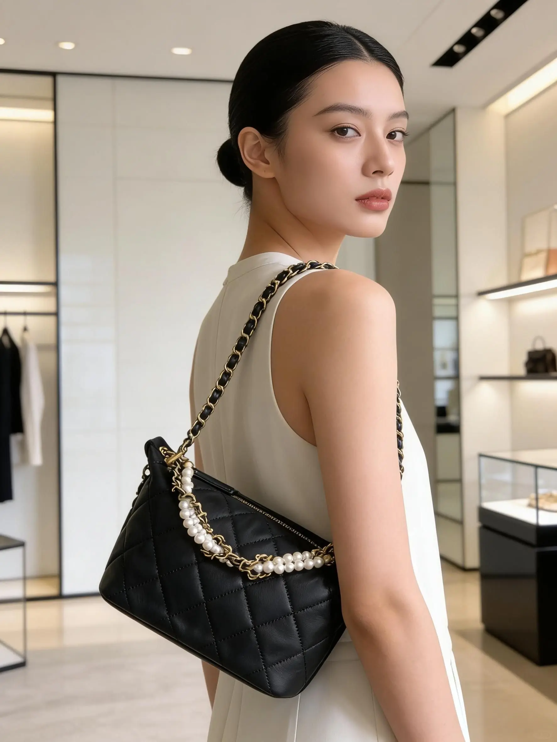 

Diamond pattern personalized underarm bag, new casual multifunctional high-end single-shoulder crossbody women's bag design