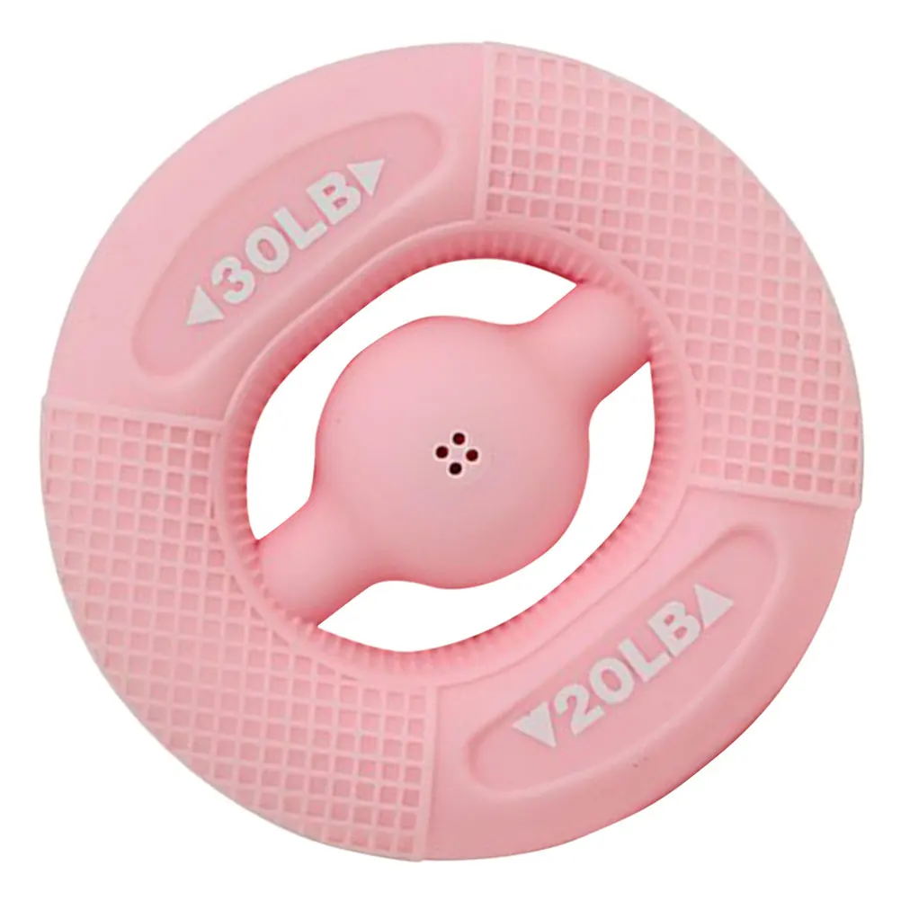 

Silicone Grip Circle 20-30lbs Pink Hand Exerciser Finger Strengtheners Adjustable Resistance Strength Training Fitness