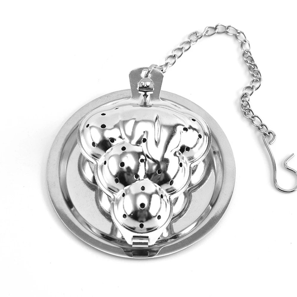 

Cute Tea Spices with Extended Chain with Lid Fine Mesh Hook to Brew Tea Infuser Teaware Tea Strainer Cooking Infuser