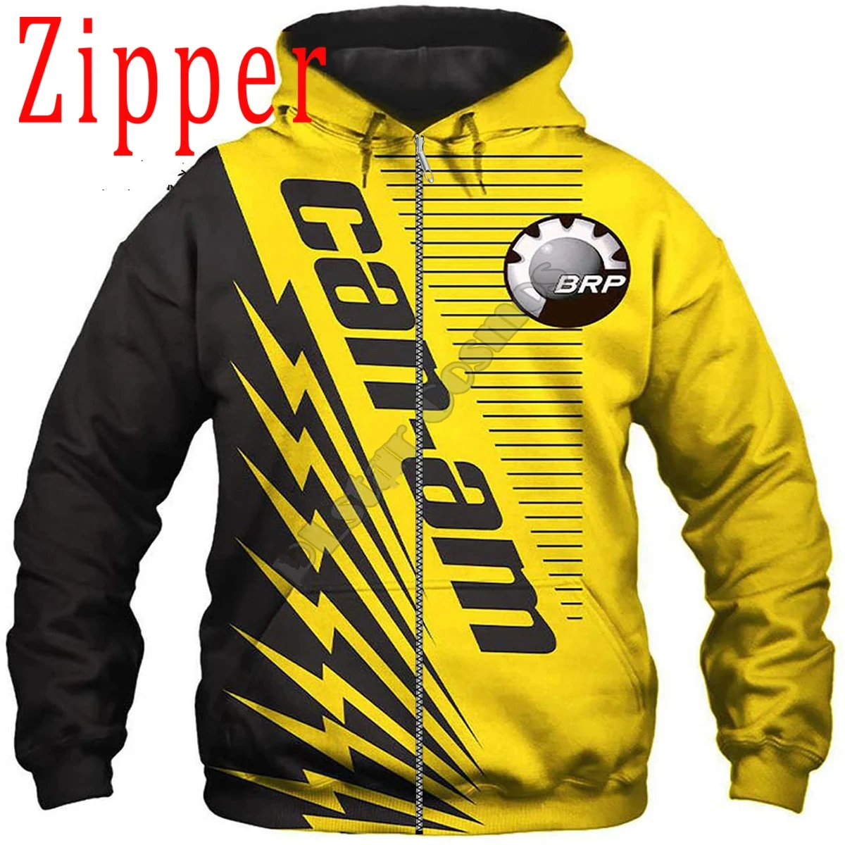 2024 Fashion Can am Racing SKI-DOO 3D Printed Hoodie Sweatshirt Outdoor Casual Pullover Hip Hop Street Men's Wear