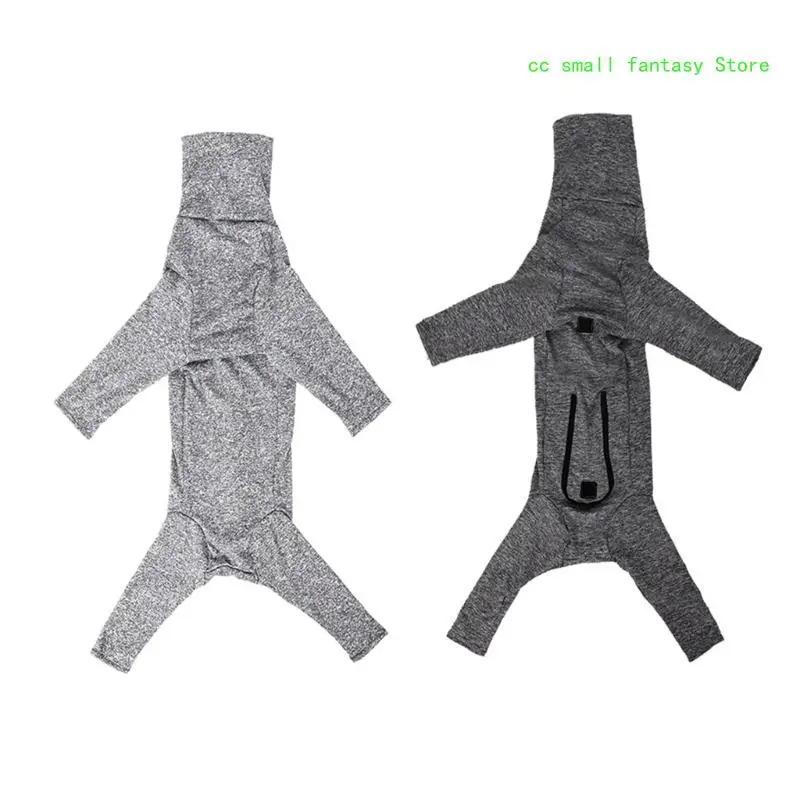 

R3MA 4Leg Puppy Jumpsuits Breathable Dog Clothes Anxiety Reduce Dog Stretchy Shirts