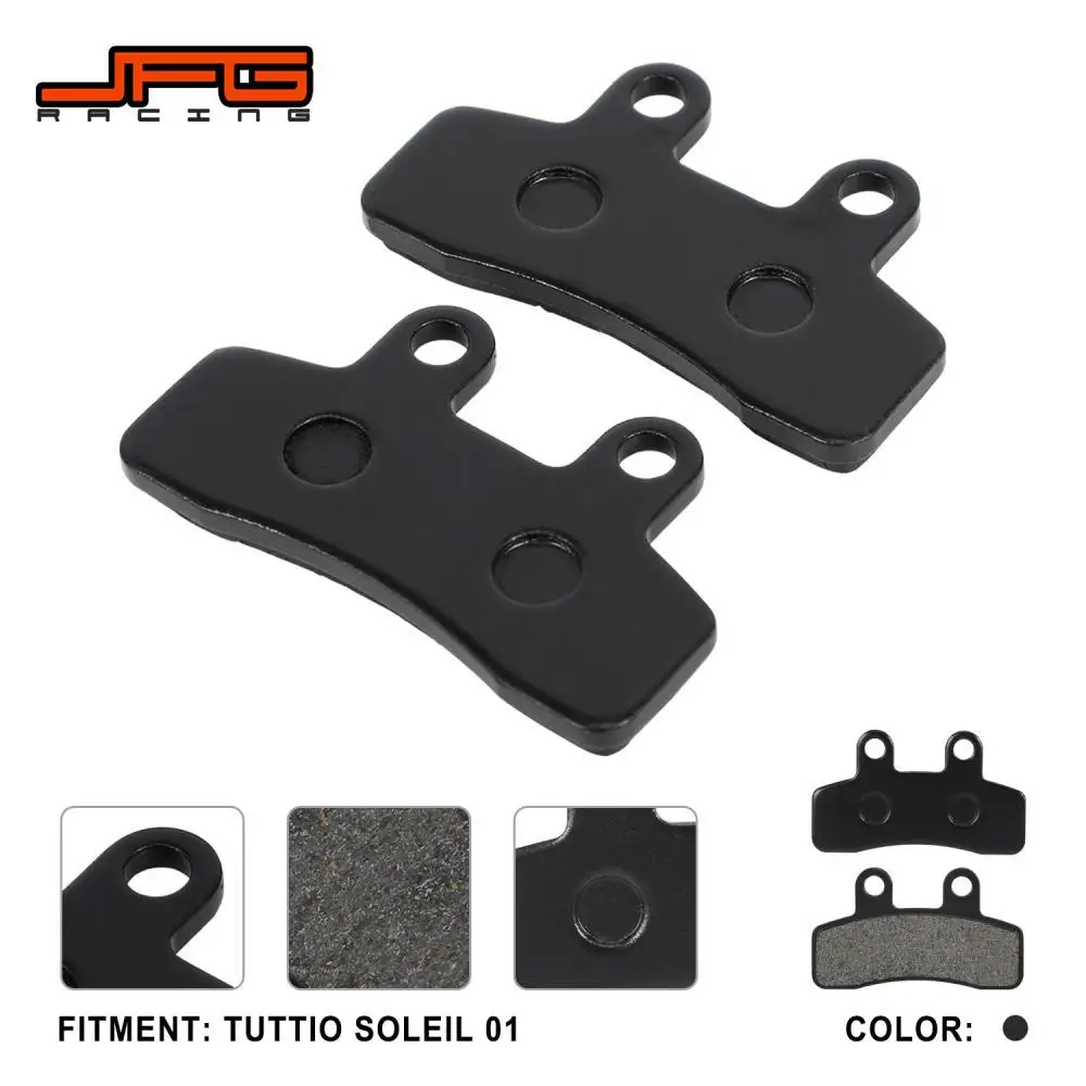 Motorcycle Front Rear Brake Pad Set For Tuttio Soleil 01 Electric Dirt Bike Kit Accessories Durable Motocross Sintered Metal Pad