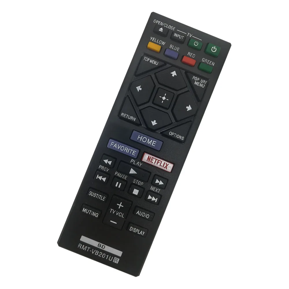 The remote control is designed for Sony model RMT-VB201U, Blu-ray players: BDP-BX370, UBP-X700, BDP-S1700, a