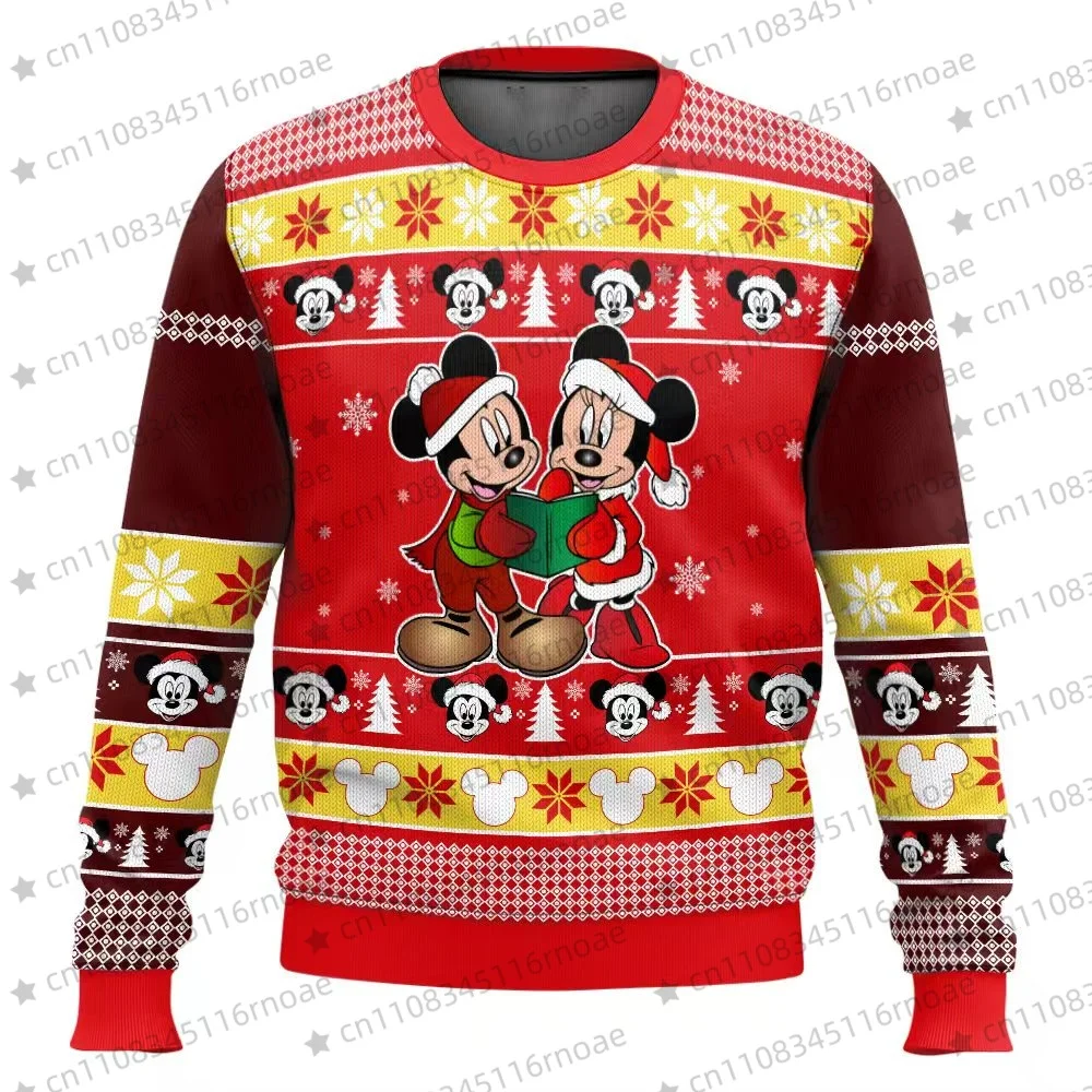 2026 ميني ماوس الشتاء المرأة هوديي جو عيد الميلاد القبيح مطبوعة موضة الشارع نمط سوبر داليان هوديي Y2k نمط #5