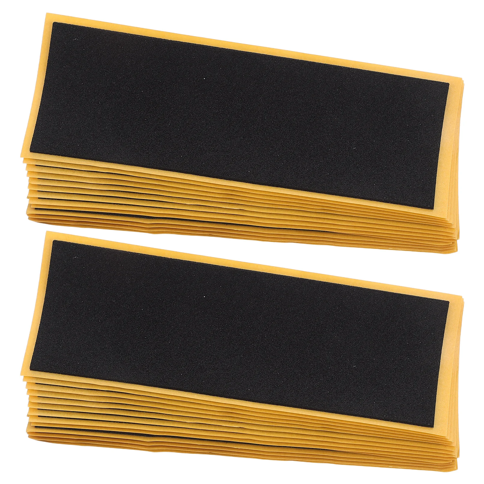 30개입 핑거 스케이트보드 그립 테이프 고마찰 블랙 폼 자가 접착 미니 덱 스티커 38mmx110mm 논슬립 핑거