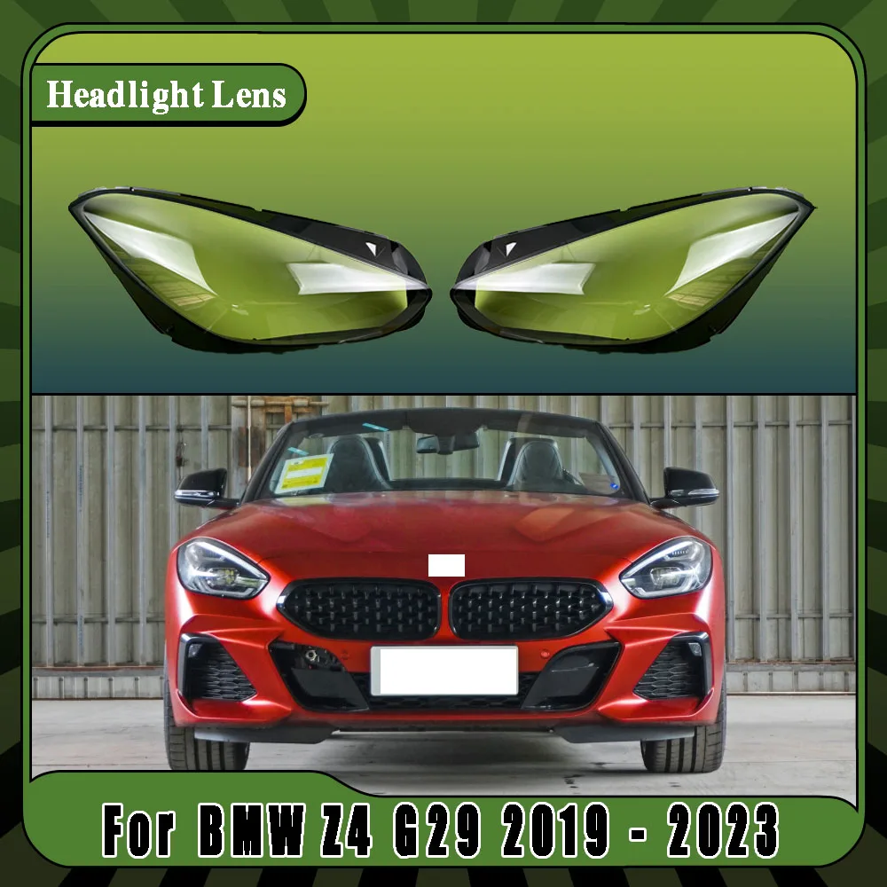 Auto-Frontscheinwerfer-Glasabdeckungen, Scheinwerfergehäuse, Lampenschirm, Frontlichtabdeckung für BMW Z4 G29 2019 2020 2021 2022 2023