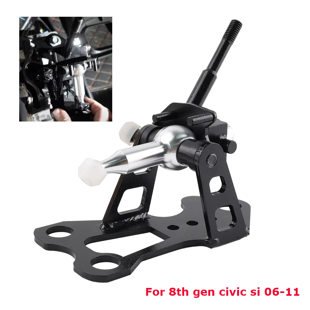 

Короткая коробка переключения передач 8-го поколения K20 K20Z3, алюминиевый черный для Honda 06-11 Civic Si FG FA 8-го поколения FD2 FN2 R18 MT, детали шасси, шестерни