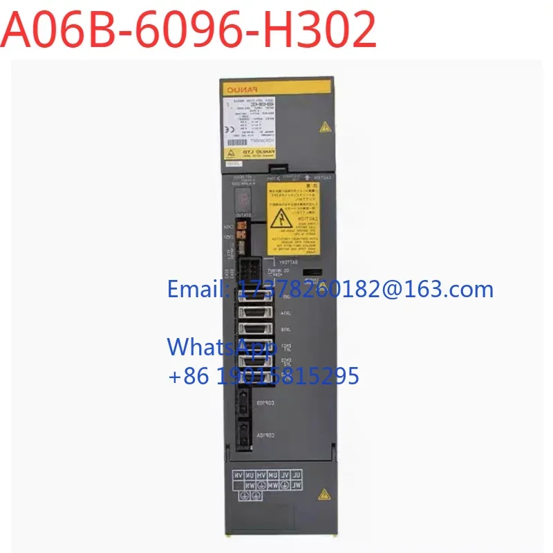 A06B-6096-H302 محرك سيرفو مستعمل تم اختباره جيدًا في حالة جيدة