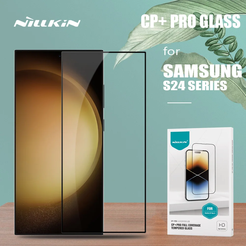 

Для Samsung Galaxy S24 Ultra / S24 / S24 Plus стекло Nillkin CP + PRO закаленное стекло Защита экрана для Samsung S24 + звеньевое стекло