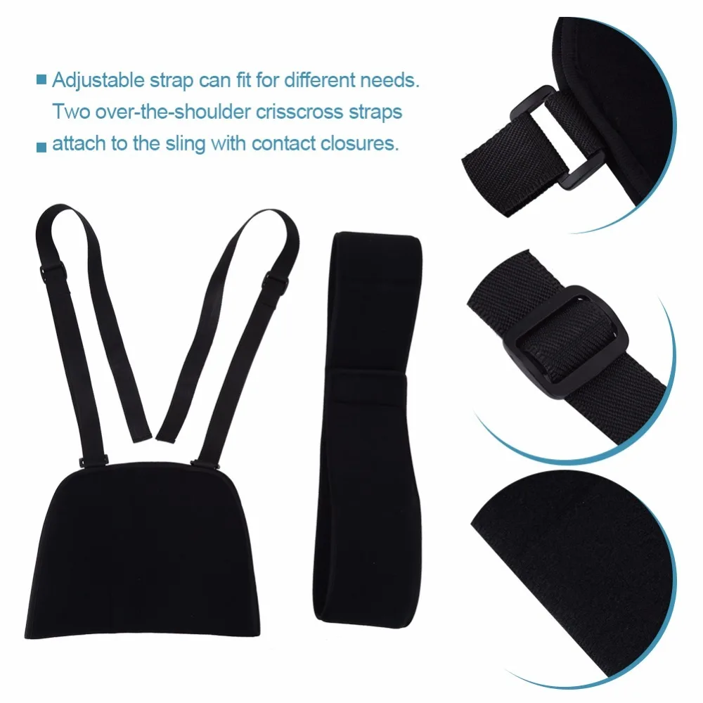 Arm Brace Sling Elbow Brace Support Shoulder Sling Elbow Support Immobilizer Brace Broken Fractured Arm Strap Injury Sprain