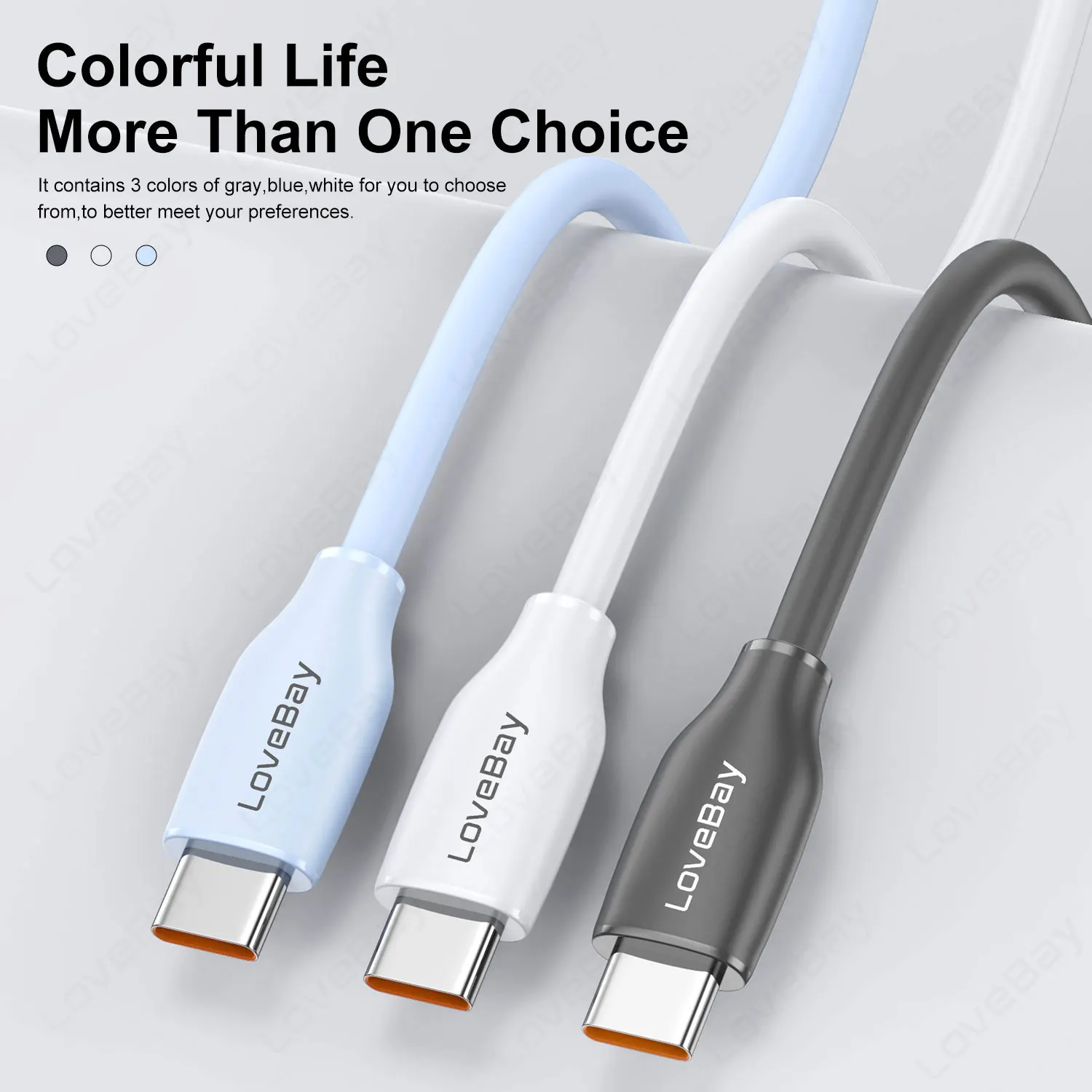 120W USB C Cable Super Fast Charging USB Type C Cable For iphone 15 Pro Max Samsung Huawei Silicone Phone USB Cable Data Cord