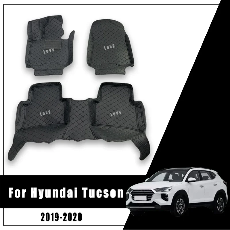 

For Hyundai Tucson 2019 2020 Car Floor Mats Carpets Auto Interior Accessories Styling Parts Custom Covers Replacement Foot Pads