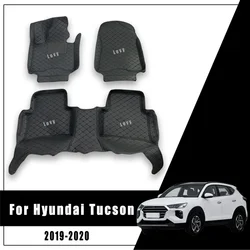 For Hyundai Tucson 2019 2020 Car Floor Mats Trunk Carpets Auto Interior Accessories Parts Custom Covers Replacement Foot Pads