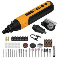 Mini Cordless Rotary Tool Kit, Multi-Purpose Carving Tools 18,000RPM, 5-Speed & USB Charging with 84PC Accessories for Grinding