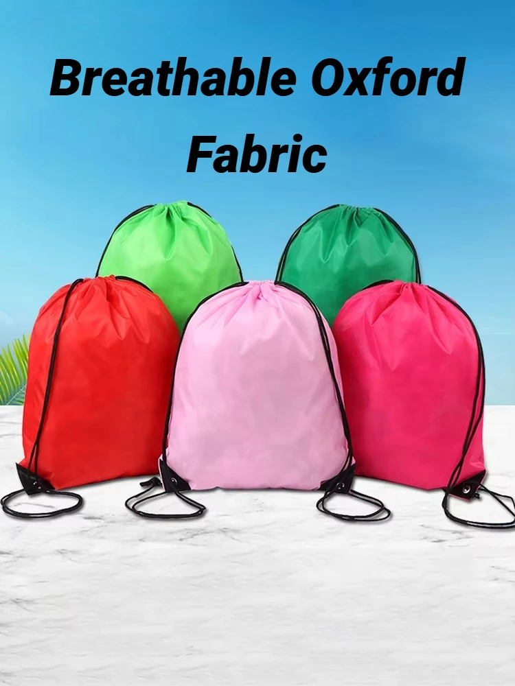 Wasserdichte, faltbare Sporttasche mit Bündeltasche, Kordelzug, Fitness-Rucksack, zum Einkaufen, Wandern, Camping, Schwimmen, für Männer und Frauen, Sporttaschen, Unisex – Detail 3