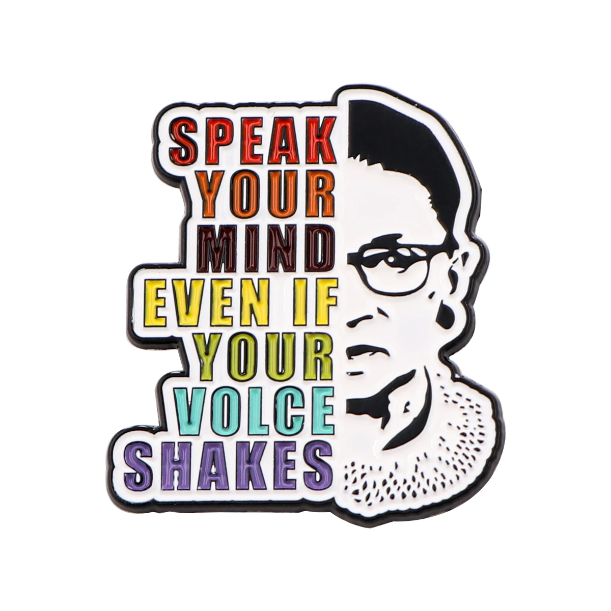 Innovative Quotation Enamel Pin Funny Brooches Bag Lapel Pin Holiday Badge Backpack Decoration Jewelry Gift for Kids Friends