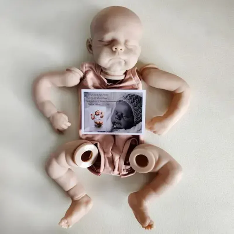 21-Zoll-Reborn-Puppenbausatz Eric mit COA Limited Edition, frische Farbe, unbemalt, unmontierte Puppenteile mit Körper, Muñeca Kit Reborn