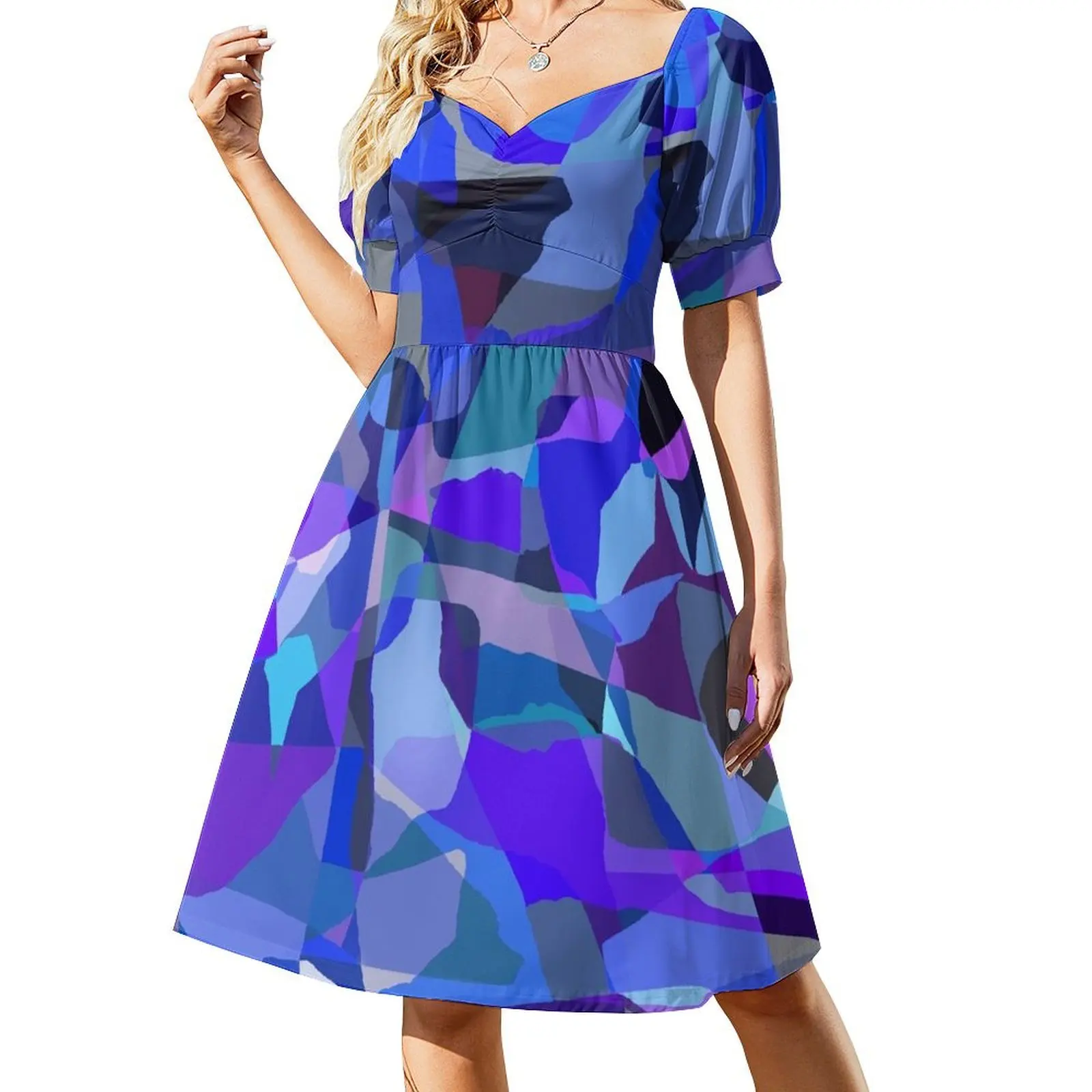 

Matisse Blue Short Sleeved Dress evening dress women dress for woman women formal occasion dresses