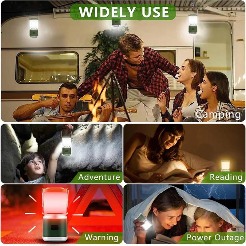 

【B07R】Outdoor Camping Lights Waterproof Camping Lamp LED Camping Light Hurricane Lights