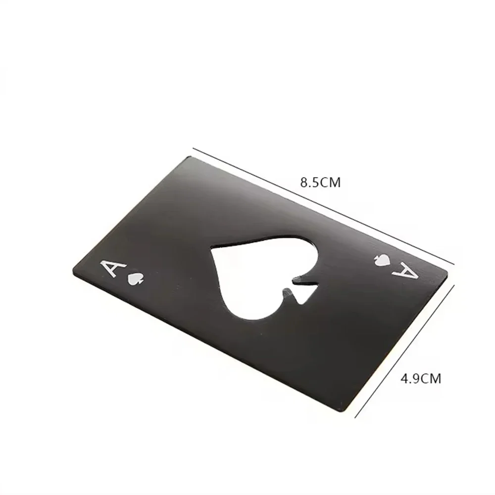 Stainless Steel Spades A Winemaker Bottle Opener Playing Cards Bottle Opener Credit Card Beer Bottle Opener