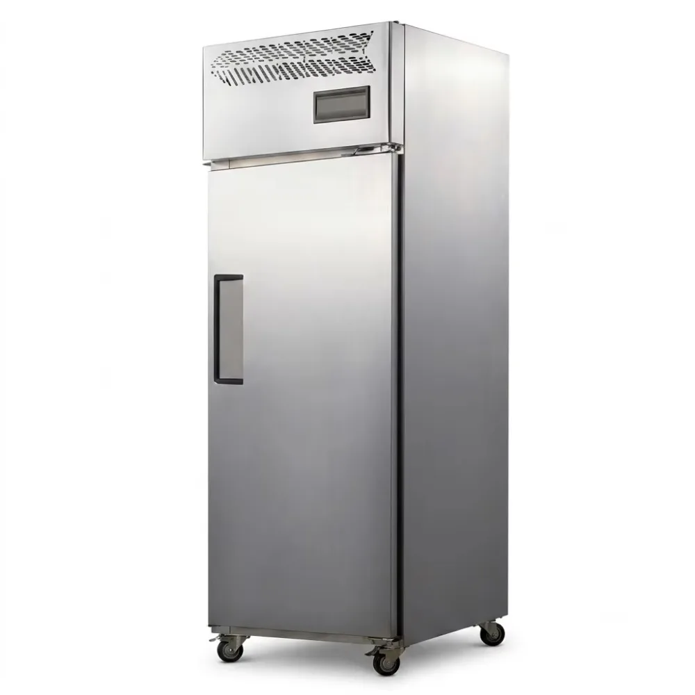 Commercial three-door freezer energy-saving cooling equipment for frozen food storage