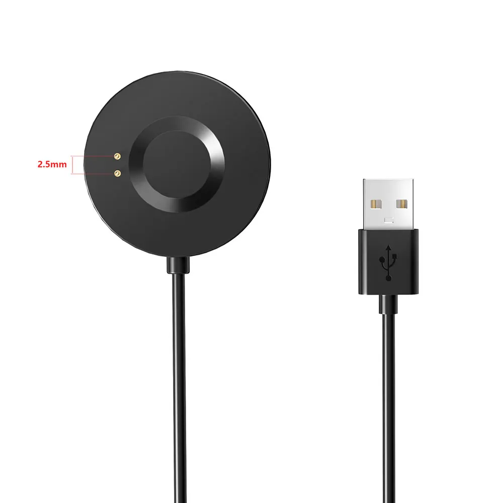 100cm adaptador de carregador doca smartwatch para relógio realme s pro power usb cabo carregamento para realme rma186 relógio inteligente accessoriess