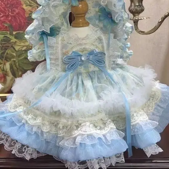 

Хлопковая одежда для кукол 20 см, 40 см, 10 см, модель «Sky Skirt», одежда для кукол реборн 50-55 см, фиолетовое платье для куклы, бесплатная доставка.