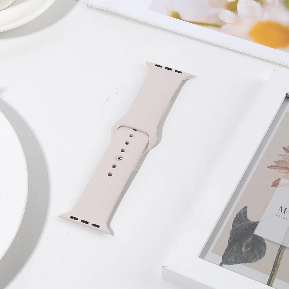 Silikonarmband für Apple Watch, 40 mm, 49 mm, 44 mm, 45 mm, 46 mm, 42 mm, 41 mm, Sportarmband, iWatch Series 12, 10, 9, 8, 7, SE, Ultra 4/3. – Detail 12