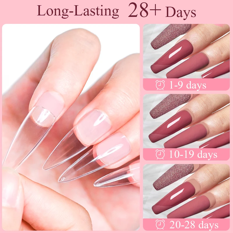 Mtssii 7Ml Gelei Bruine Nagelgellak Transparante Zomer Naakt Melkachtig Roze Semi-Permanent Doorweekt Nagelkunstmanicure Vernis