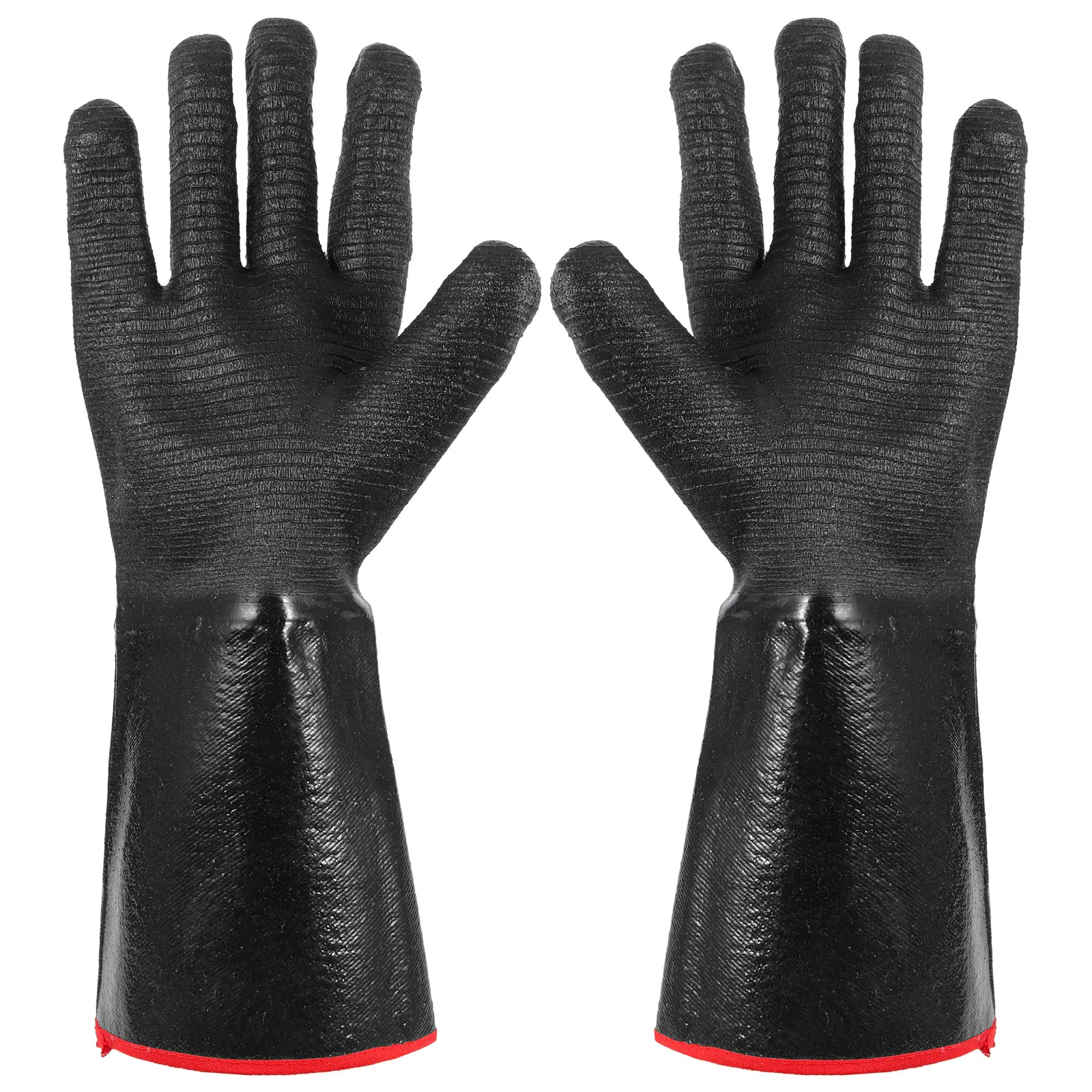 

1Pair Long-Lasting Neoprene Gloves Heat-Proof Anti-Scalding Gloves for Cooking Grilling Baking Oven Microwave Stove Outdoor Bbq