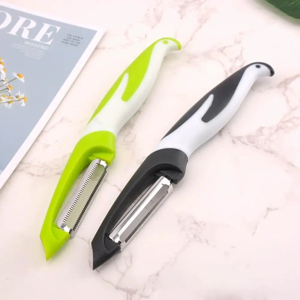Vegetable Slicer Stainless Steel Peeler Knife Cutter Carrot Potato Fruit Shred Grater Multi-Functional Peeling Kitchen Gadgets view 2