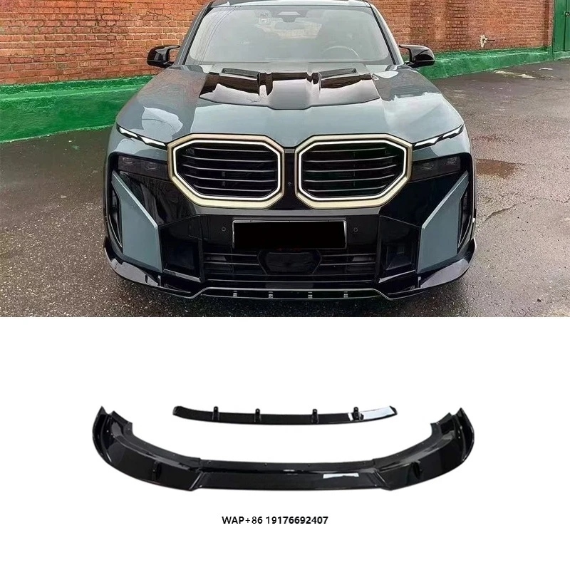 Dry Carbon Fiber Front Lip Spoiler for for XM 2023+ Dry Carbon Fiber Front Chin  Front Bumper Car Parts