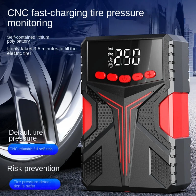 OEMG 37000mAh Car Emergency Starting Power Supply  12V, Charging, Battery Backup, Gas Charging, Pump Integrated Machine, Igniter