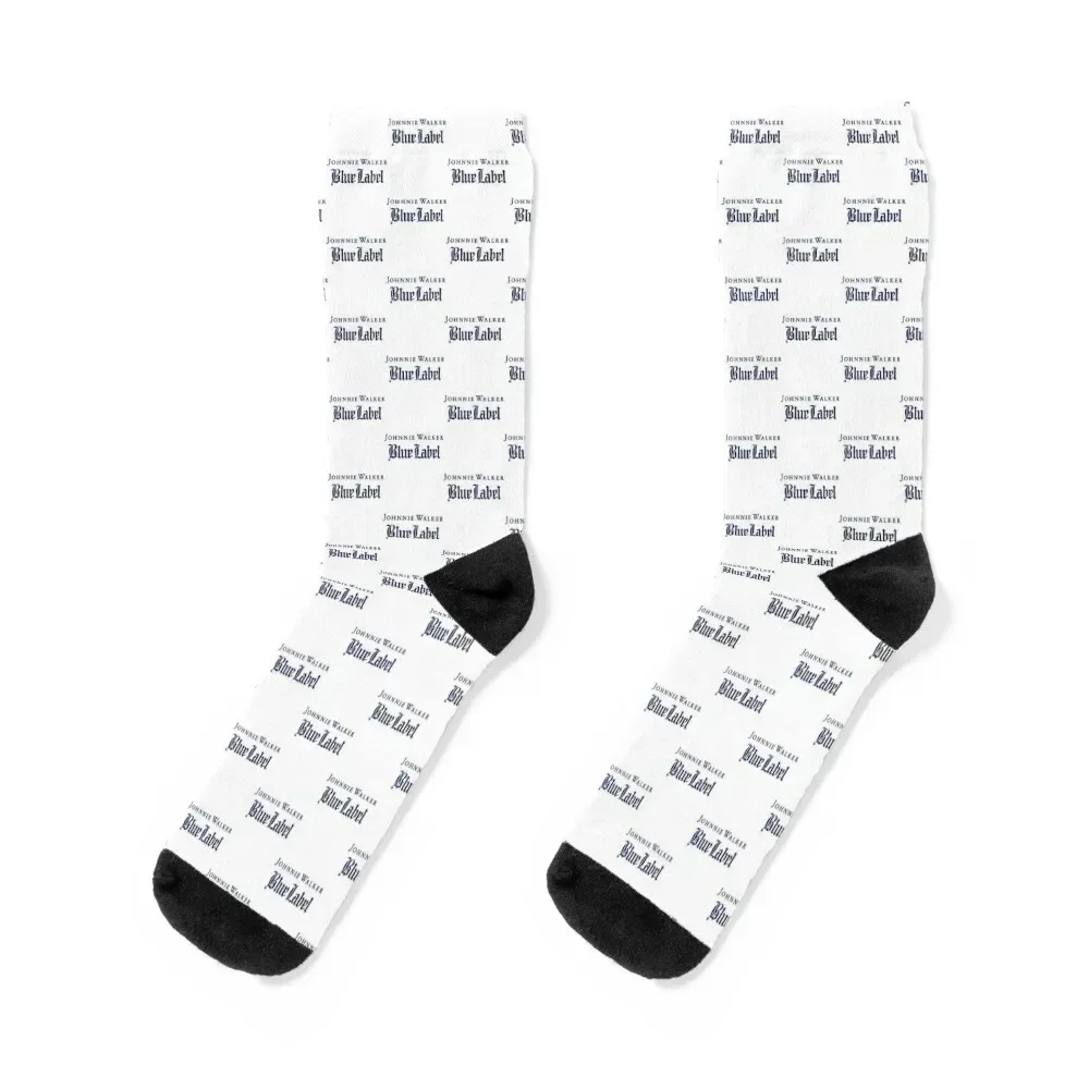 Johnnie Walker BL Blue Socks kids Christmas cute hip hop Socks Man Women's