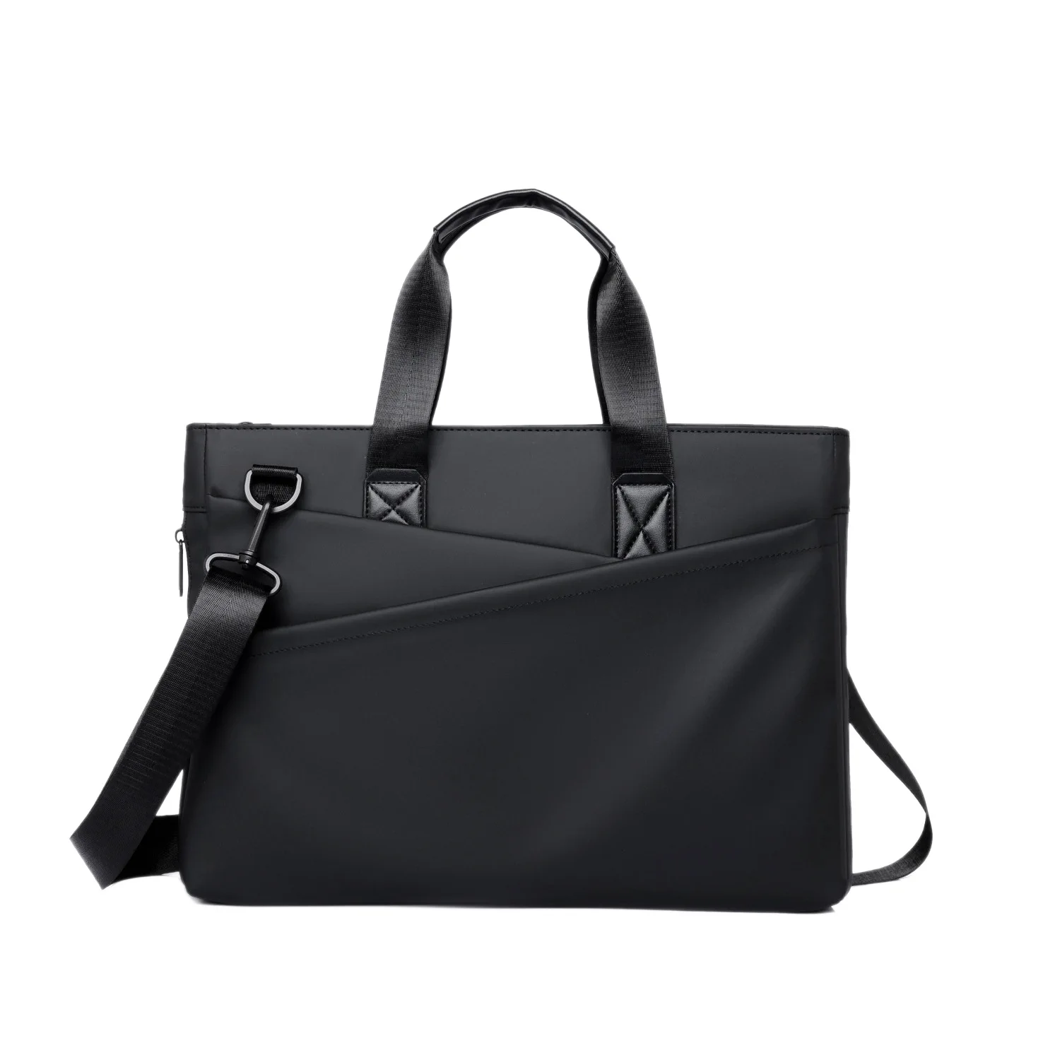 Large Capacity Business Laptop Bag for Men Messenger Crossbody Expandable Briefcase Professional Commuter Tote with USB