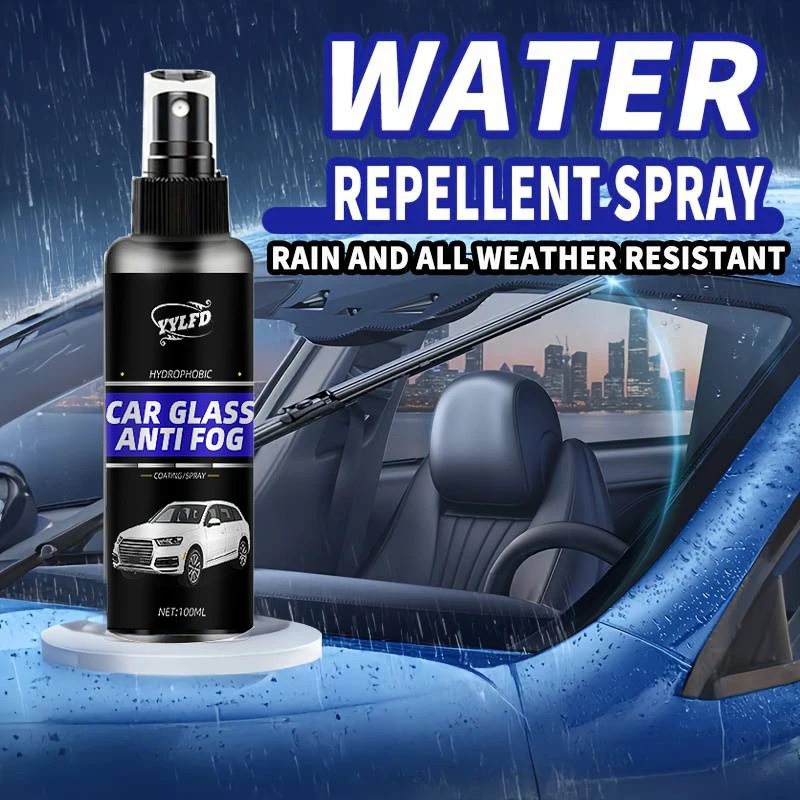 Car Glass Anti-Rain Spray Auto Water repellent Coating Agent Waterproof Rainproof Anti-fog Glass Cleaner Auto Windshield Clear